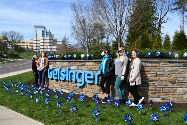 Pinwheels placed to raise awareness for Child Abuse Prevention month